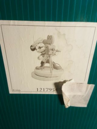 Wdcc " Behind The Camera " Mickey Mouse From Mickey Mouse Club Signed