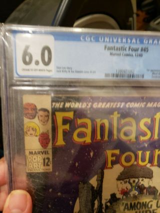 Fantastic Four 45 (dec 1965,  Marvel)
