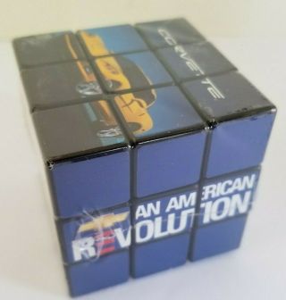 Rare Chevy Chevrolet An American Revolution 5 Car Promotional Rubiks Cube Ad