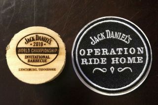 Jack Daniels Tennessee Squire 2019 Bbq Bung & Operation Ride Home Patch