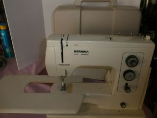 Vtg Bernina 801 Sewing Machine - W/pedal,  Hardcase,  Accessories & Serviced
