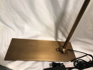 $499 - Restoration Hardware Slimline Task Floor Lamp - Vintage Brass 3
