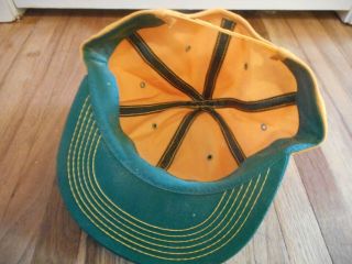 Vintage K Brand DeKalb Seed Corn Yellow Retro Snapback Trucker Farm Hat Cap 3