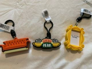 Friends Tv Show Central Perk,  Yellow Frame,  Couch Figural Bag Clip Keychains