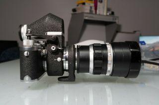 Leica Iiic Vintage Camera With Leica Visoflex Ii And 200 Mm F4 Telyt Lens