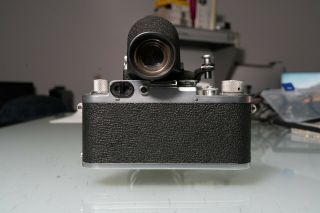 Leica IIIc vintage camera with Leica Visoflex II and 200 mm f4 Telyt Lens 3