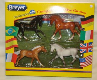 Breyer Stablemates Competing At The Games Set