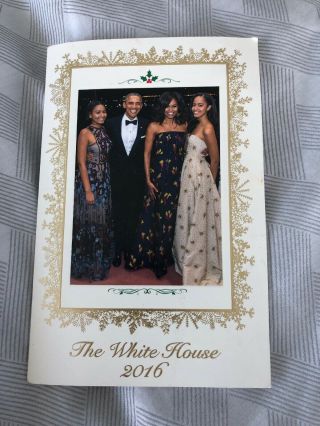 Official White House Christmas Card President Barack &family 2013