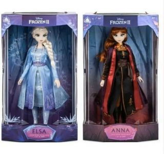 Disney Store Exclusive: Anna & Elsa Frozen Doll Limited Edition