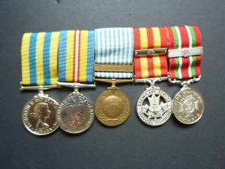 Canadian Korean War Five Medal Group