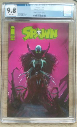 Sdcc 2019 Cgc Image Comics Spawn 299 Exclusive Variant Cover.  Limited To 500.  9.  8
