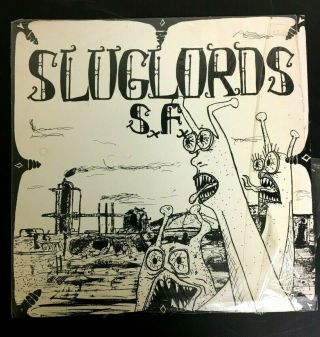 Vintage Vinyl LP Record Album SLUGLORDS S.  F.  Trails Of Slime 1983 Shrink Punk 2