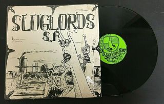 Vintage Vinyl LP Record Album SLUGLORDS S.  F.  Trails Of Slime 1983 Shrink Punk 3