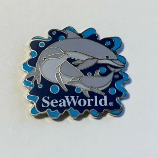 Seaworld Busch Gardens Dolphin Pin