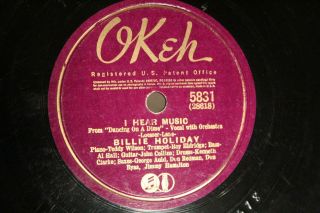 Jazz Billie Holiday I Hear Music / I 