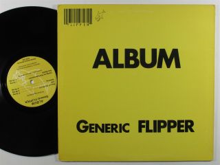 FLIPPER Album Generic Flipper SUBTERRANEAN LP VG,  w/insert 2