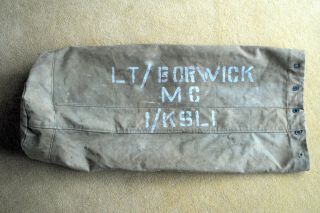 Vintage Army Kit - Bag.  King 
