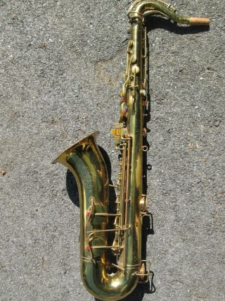 Vintage Bundy Selmer Tenor Sax Saxophone Usa Needs Pads Pro Potential