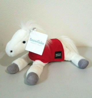 2011 Legendary Wells Fargo Bank Snowflake Pony Horse Stuffed Plush 14 " Nwt