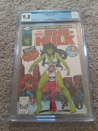 She - Hulk 1 - First Appearance Of She - Hulk Cgc 9.  8 -