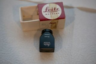 Vintage Leica Slooz Leitz Wetzlar 28mm Viewfinder,  With Box