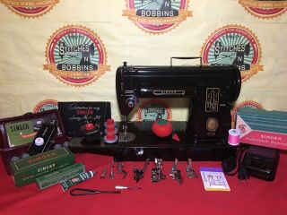 Vintage Singer 301 Long Bed Sewing Machine