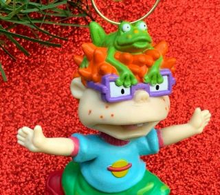 Vintage Nickelodeon Rugrats Chuckie Custom Christmas Tree Ornament One Of A Kind