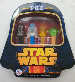 Star Wars Limited Edition Pez Gift Set Of 4 Pez Candy Dispensers