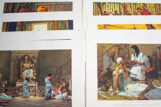 A History Of Medicine In Pictures - Parke Davis & Company Complete 45 Print Set