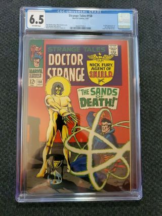 Strange Tales 158 Cgc 6.  5 Fn,  Off White Pgs 1st Living Tribunal Movie Coming