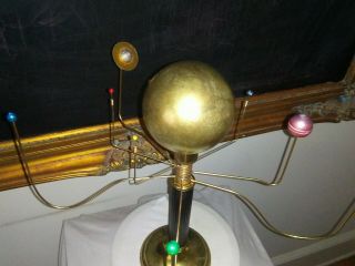 Antiqued orrery Solar System by SC artist,  Will S.  Anderson 2