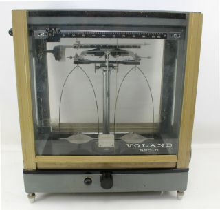 Vintage Voland & Sons 220d Analytical Milligram Laboratory Balance Scale