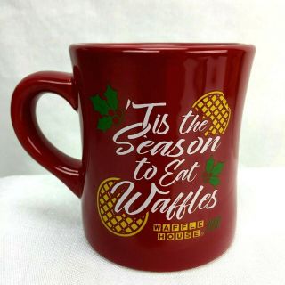 Waffle House Coffee Mug 2018 Christmas Mug Coffee Cup Red Tis The Season 3 Avail