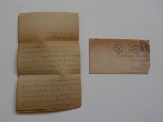 Wwi Letter 1918 87th Division 59th Pioneer Infantry Dekalb Junction York Ww1