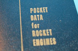 Booklet: Pocket Data For Rocket Engines Bell Aircraft Corp.  1955 2