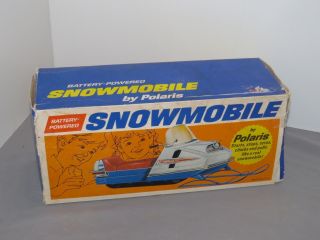 Vintage Normatt Polaris Mustang Snowmobile Battery Operated Toy