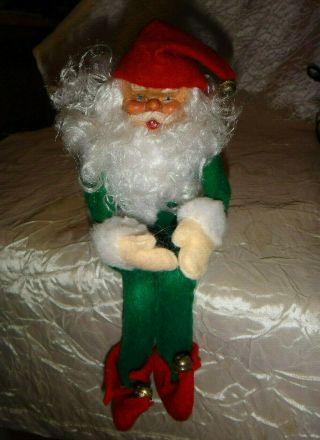 Vintage Santa Claus Knee Hugger Felt