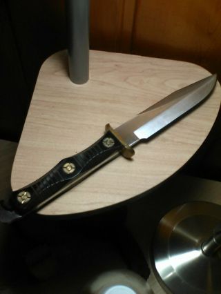 Vintage Ek Commando Knives Richmond Pre Blackjack Micarta M5 Bowie Knife