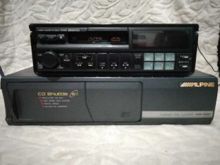 Vintage Alpine 7618E Tuner/Cassette Deck & CD Changer CHM - 5620 Old School 2