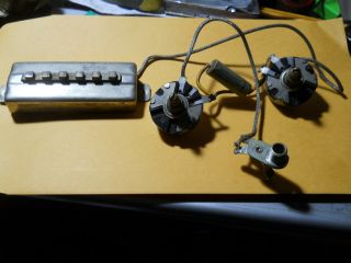Vintage Gibson P13 Guitar Pickup - Pots - Wires - Knobs,