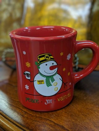 Waffle House Coffee Mug Rare 2014 Christmas Last One