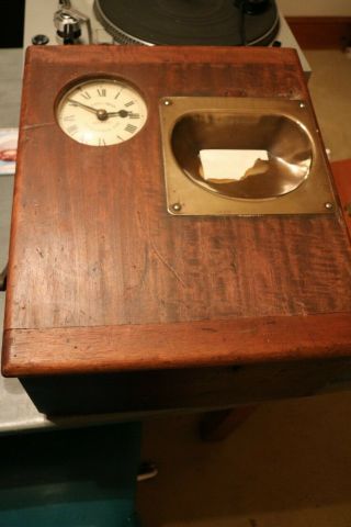 Vintage Glenhill Brook Huddersfield Time Recorder Clocking In Machine