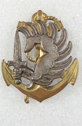 French Army Badge: Troupes De Marine,  Insigne De Beret - Drago,  G1535