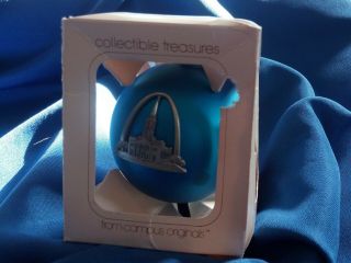 1993 Willow St Louis Arch Old Cathedral 5th Campus Org Xmas Tree Ornament Vtg