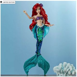 Disney 17 " Limited Edition Ariel Doll - - The Little Mermaid 30th Anniversary