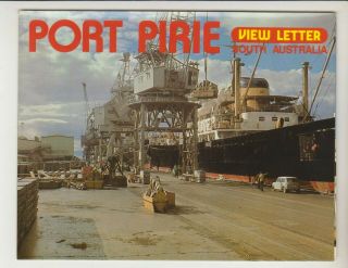 Foldout Port Pirie South Australia 5 Scenes Nucolorvue Postcard