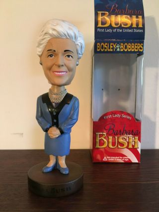 Barbara Bush First Ladies Bobble Head Doll