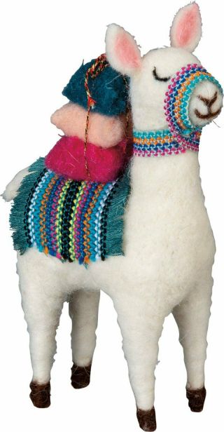 7 " Felt Llama Alpaca Quilt Harness Decorative
