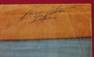 Ringo Starr signed vintage 60’s poster,  Beatles Autograph,  Concert Tour 2