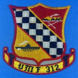 Korean War,  Patch,  Usmc Vmf - 312,  Full Embroidered,  Japan Made,  Near